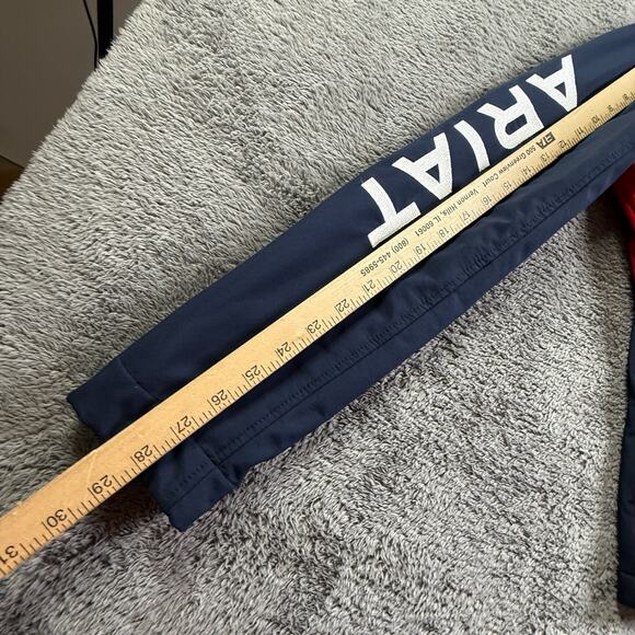 Ariat Women's M Softshell Jacket NCEA Championship Navy Red Equestrian Zip - Picture 5 of 9